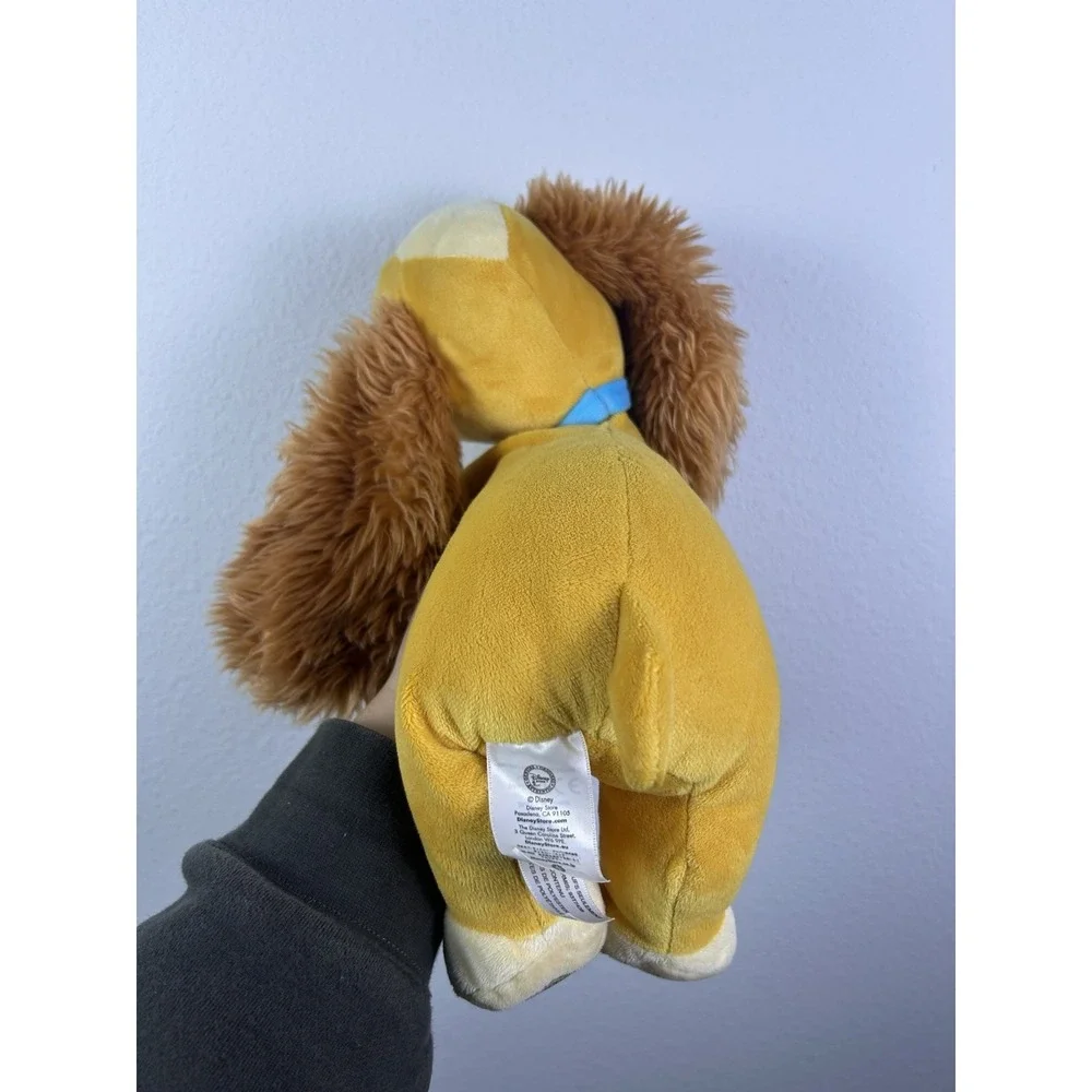 Disney Store Lady and the Tramp Lady Plush Stuffed Animal Dog with Blue Collar